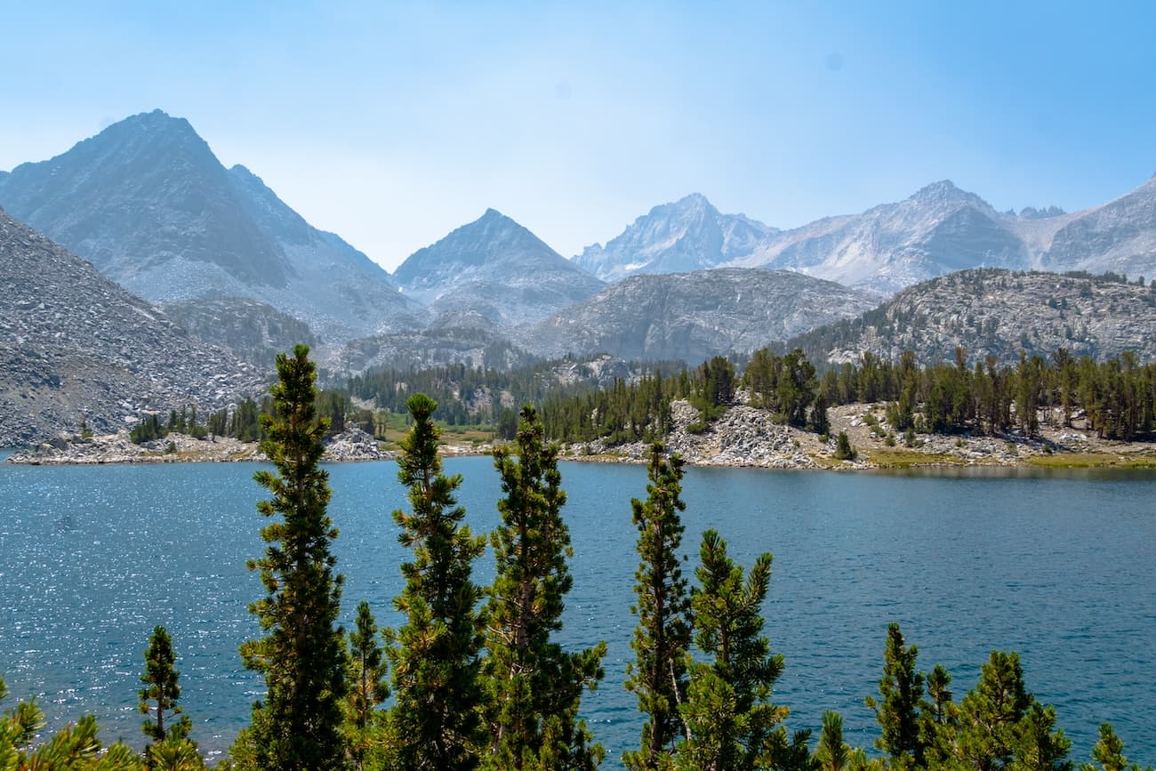 Chickenfoot Lake in the Little Lakes Valley of the Sierras