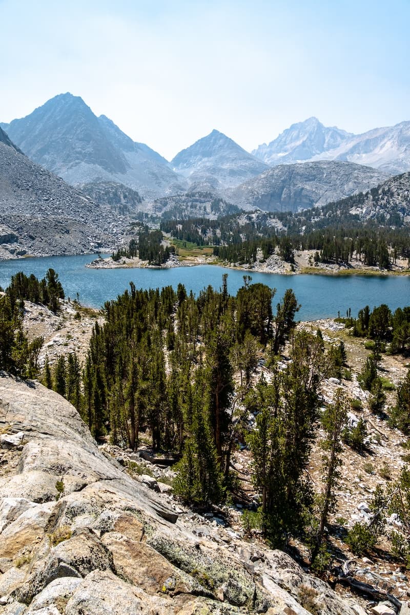 Chickenfoot Lake in the Little Lakes Valley of the Sierras