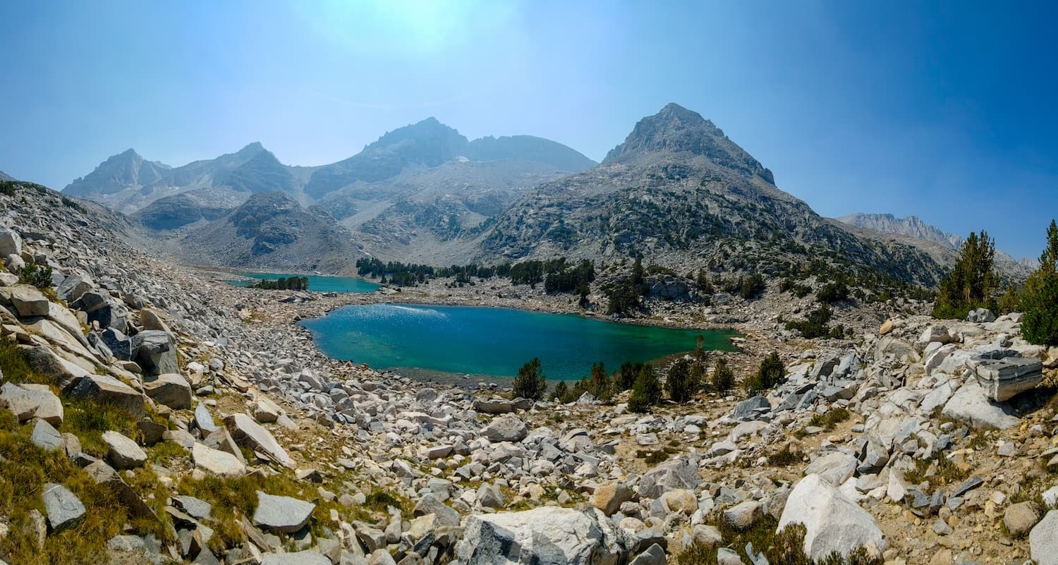 An alpine creek on the way down to Shadow Lake in the Sierra