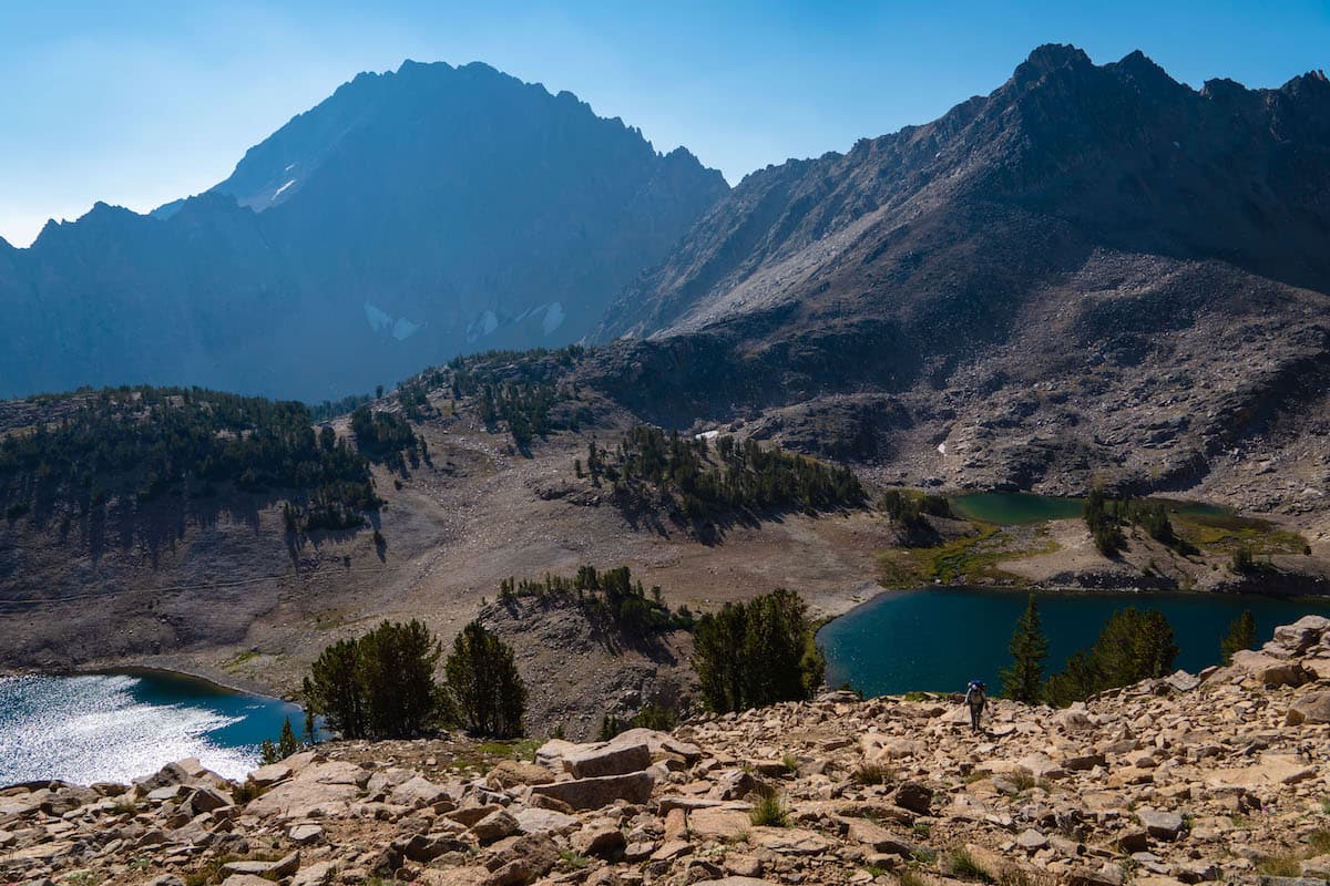 Four Lakes Basin in the White Clouds Mountains of Idaho