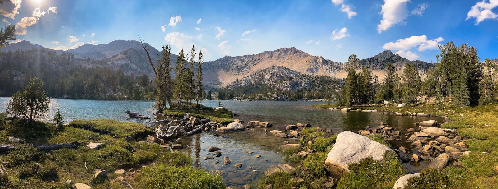 Hummock Lake in the  Boulder Chain Lakes Basin along the White Clouds Loop