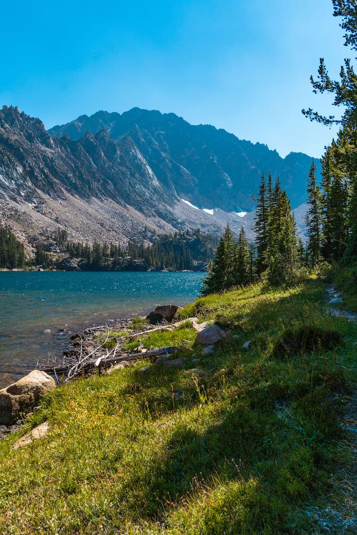 Near the shores of Quiet Lake in the White Clouds