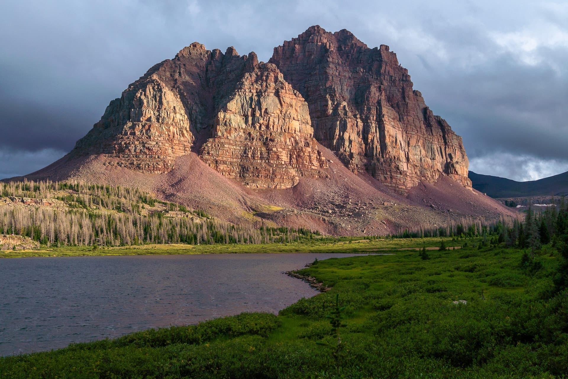 Red Castle in the Fading Light. Photo by Brock Dallman