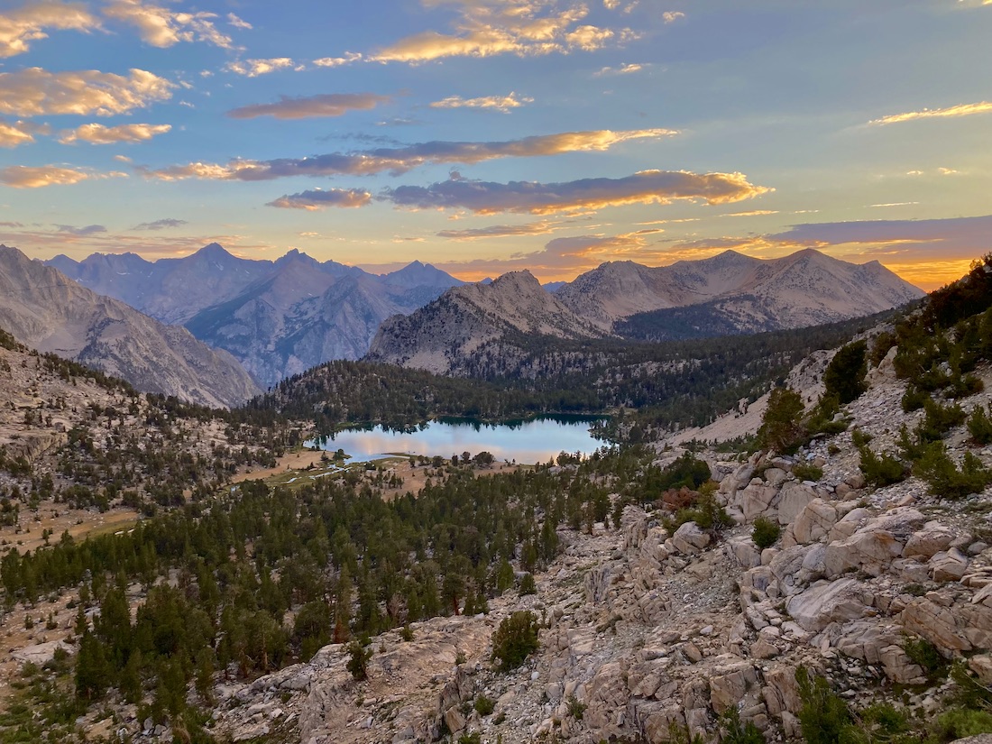Bullfrog Lake Sunset