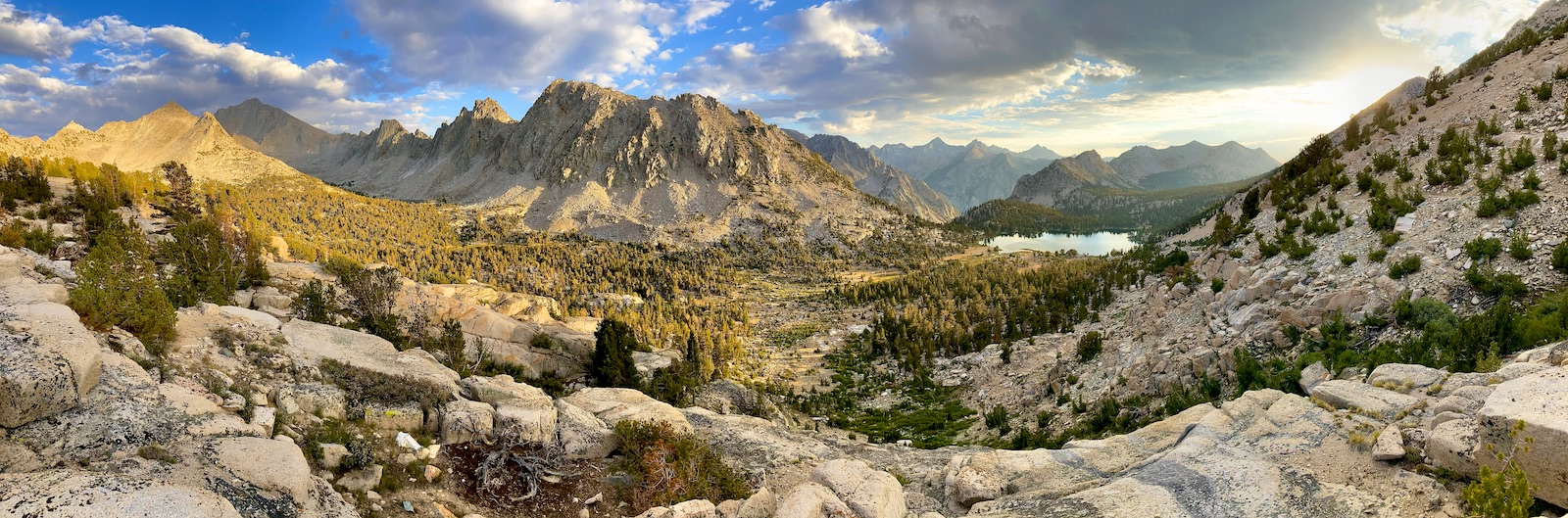 Bullfrog Lake and Kearsarge Valley