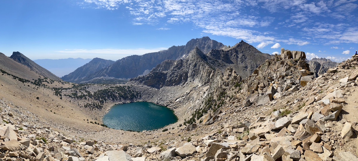 Pothole Lake near Kearsarge Pass