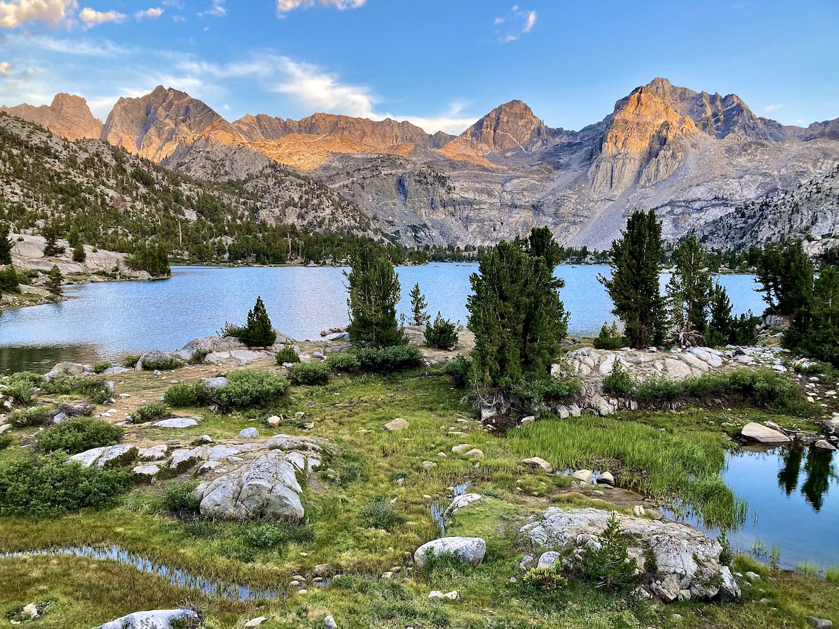 A Peninsula at Rae Lakes in Kings Canyon National Park