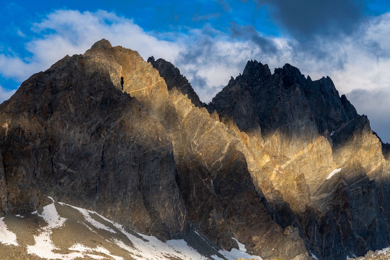 Granite Peaks in the Dusy Basin of Kings Canyon National Park in the Sierras