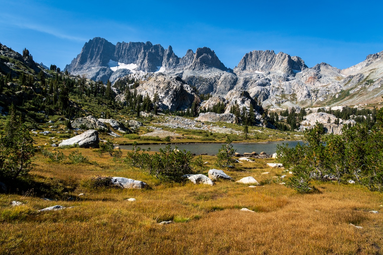 Ediza Lake in the Sierras