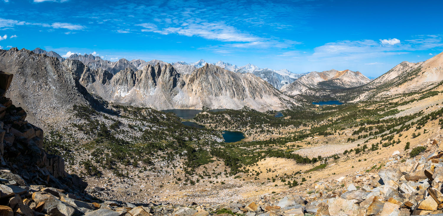Kearsarge Pass in Kings Canyon National Park, Easter Sierras, California