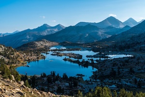 Marie Lake along the John Muir Trail