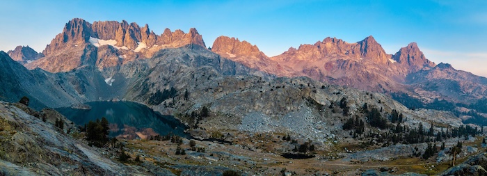 The Minarets of the John Muir Wilderness in the high Sierra