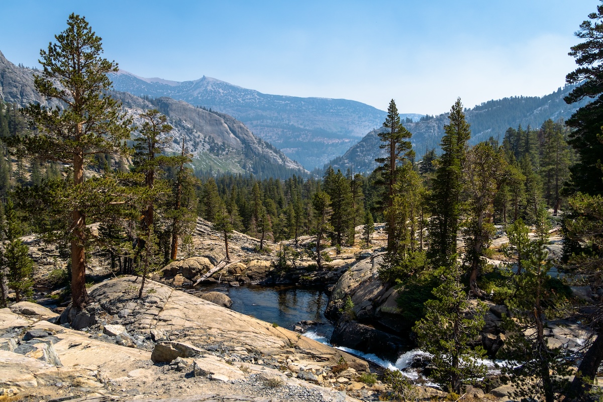 An alpine creek near Shadow Lake in the Sierras