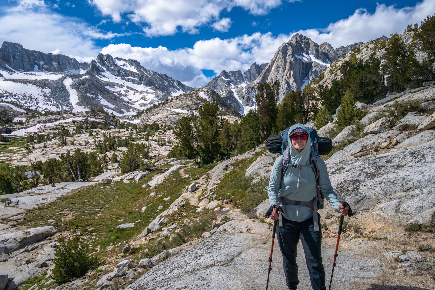 Sam Stych in the Sabrina Basin of the Eastern Sierra