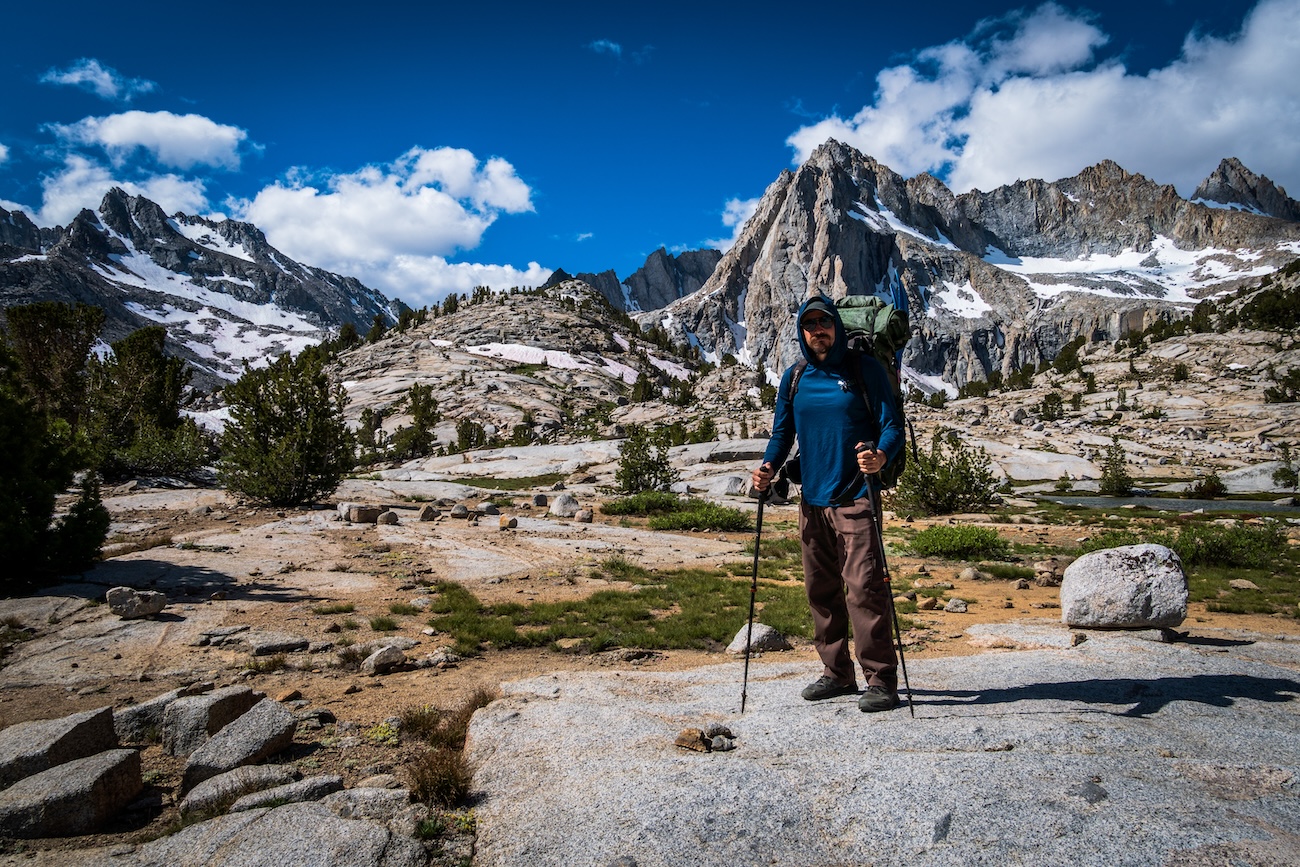 Brock Dallman in the Sabrina Basin of the Eastern Sierra
