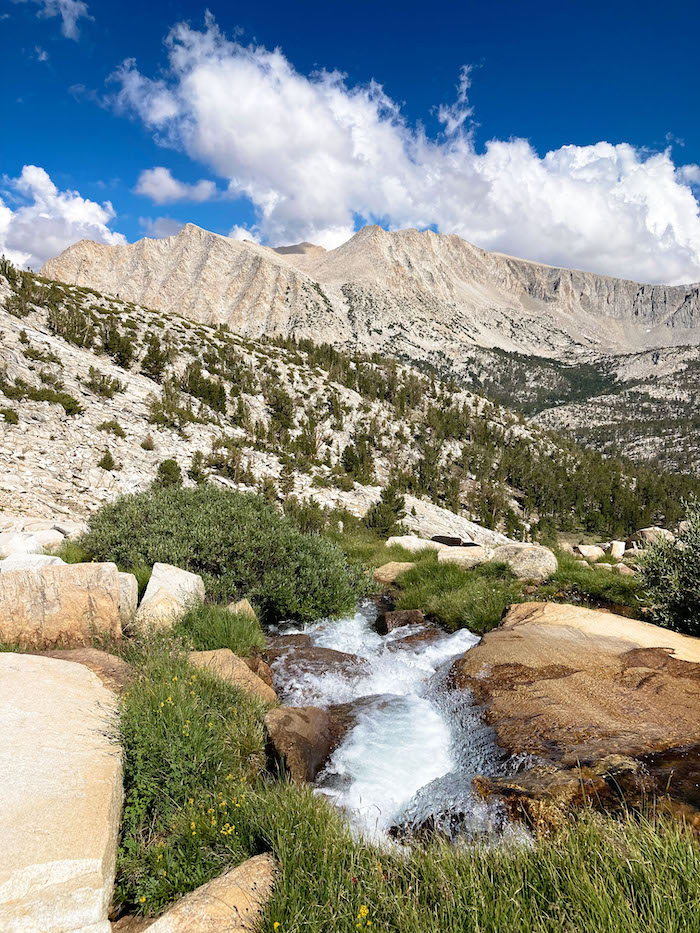 Waterfall near Chalfant Lakes in the Eastern Sierras