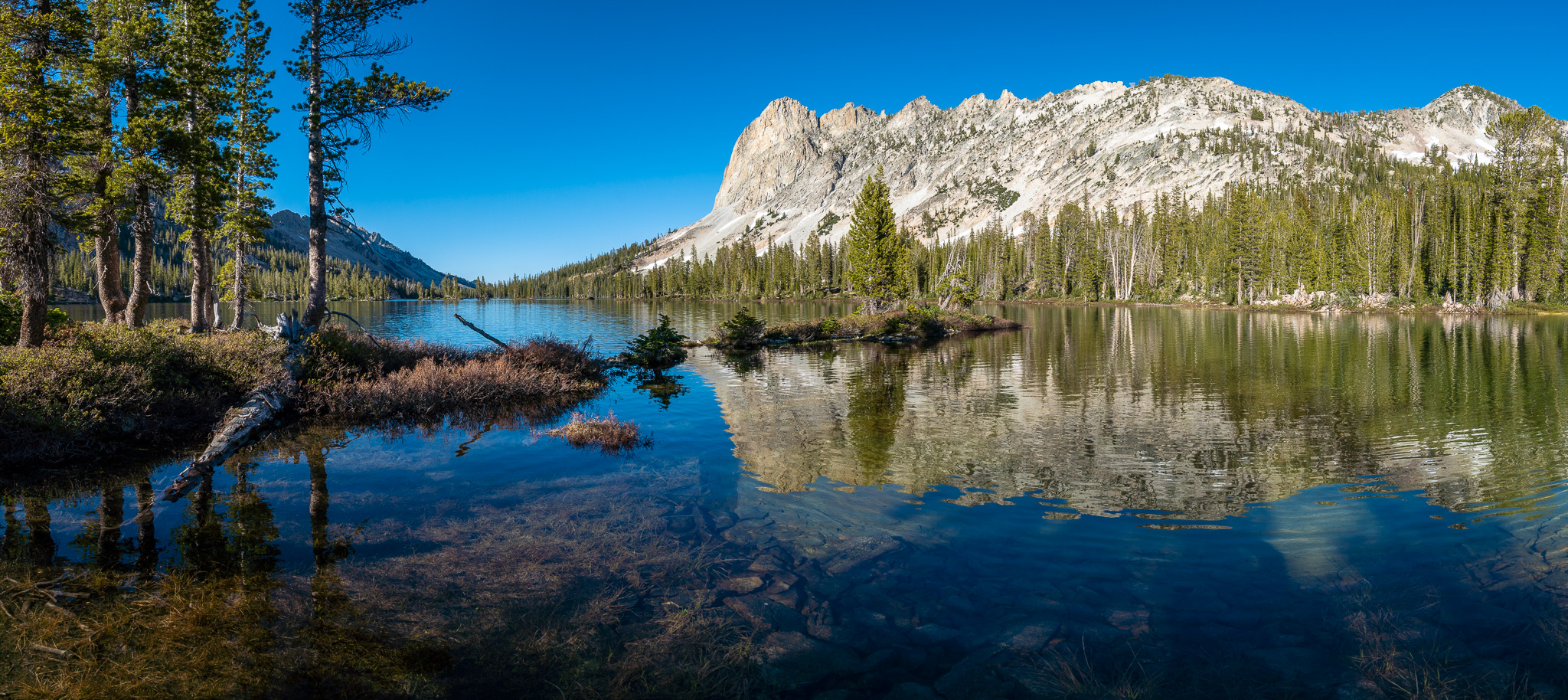 El Cap from an Island on Alice Lake