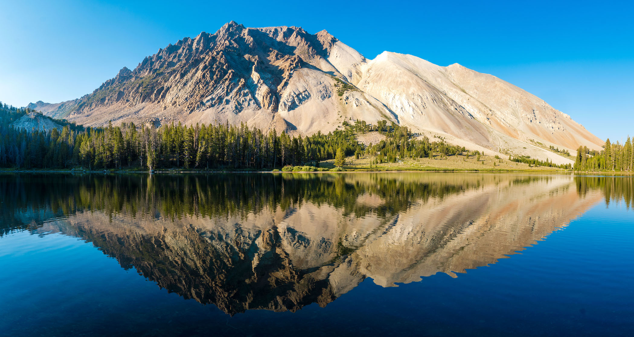Castle Lake in Idaho's White Clouds Mountains