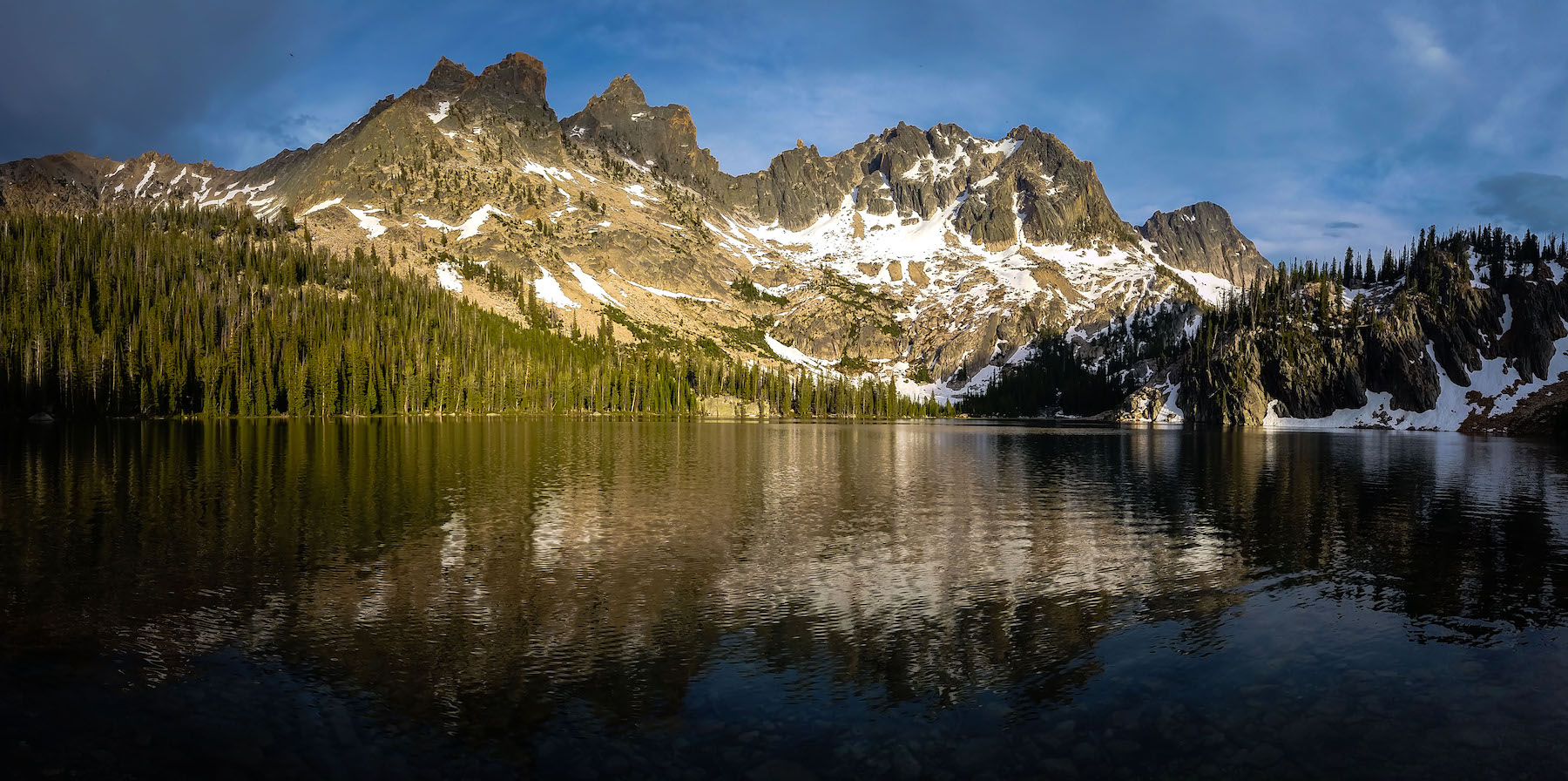 Kramer Lakes in Idaho's Sawtooth Mountains