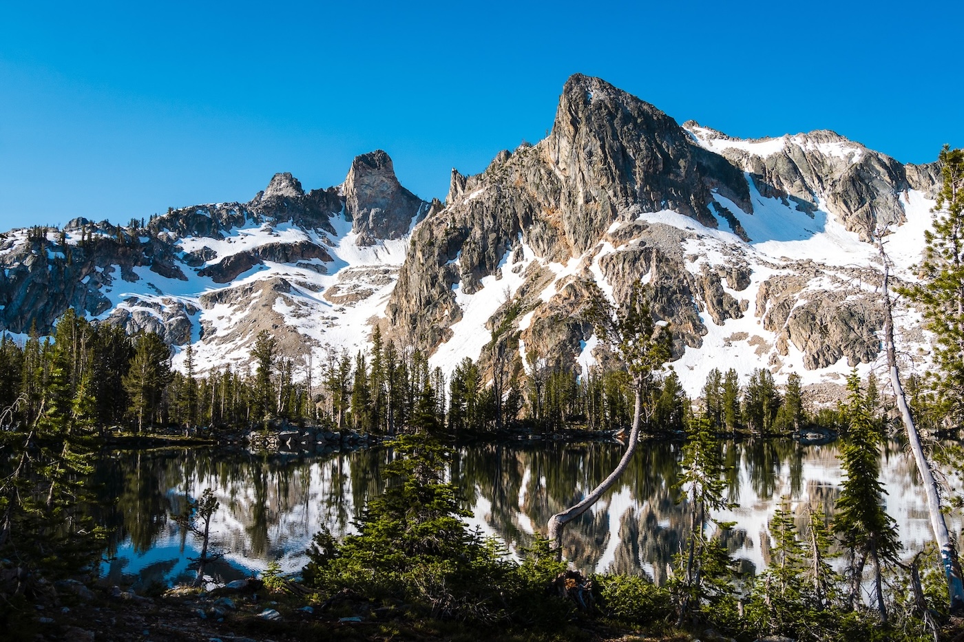 Mountains above Twin Lakes Idaho