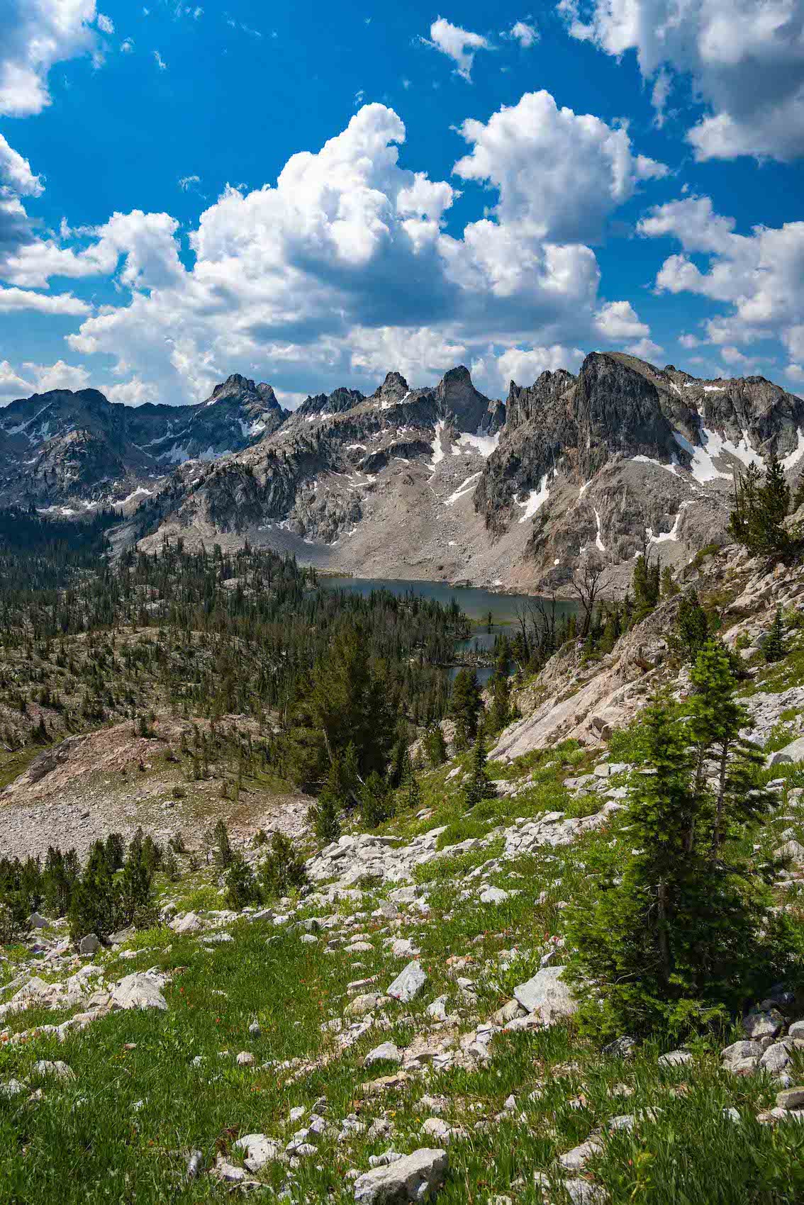 Twin Lakes in Idaho's Sawtooth Mountains. Photo by Brock Dallman