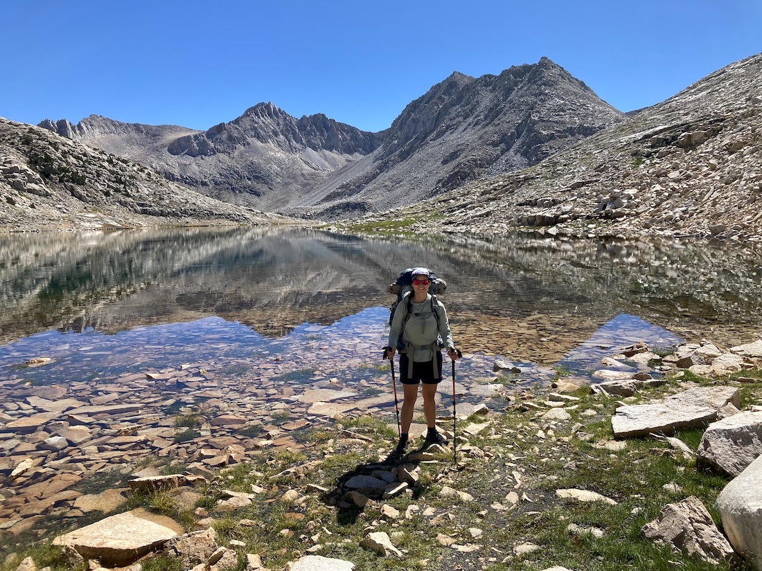 Sam Stych at Lake Italy, Sierras