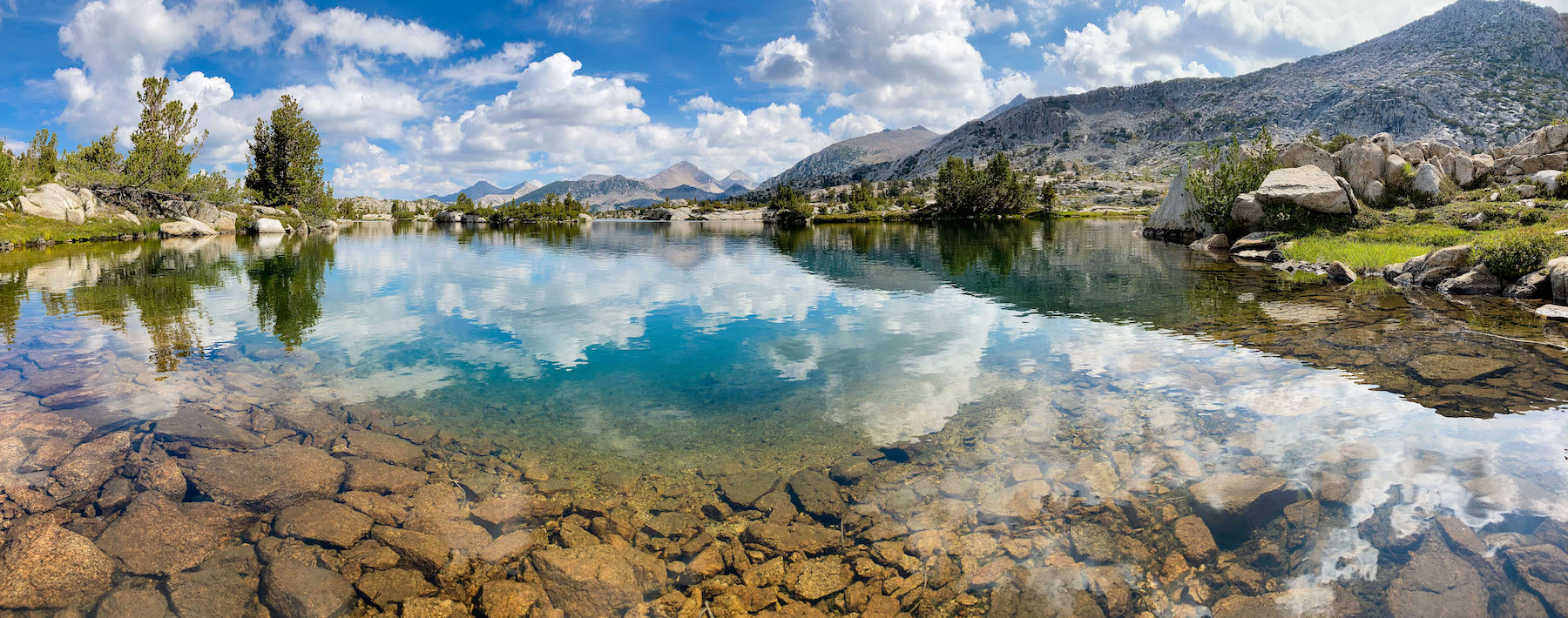 Marie Lake along the John Muir Trail - Pacific Crest Trail
