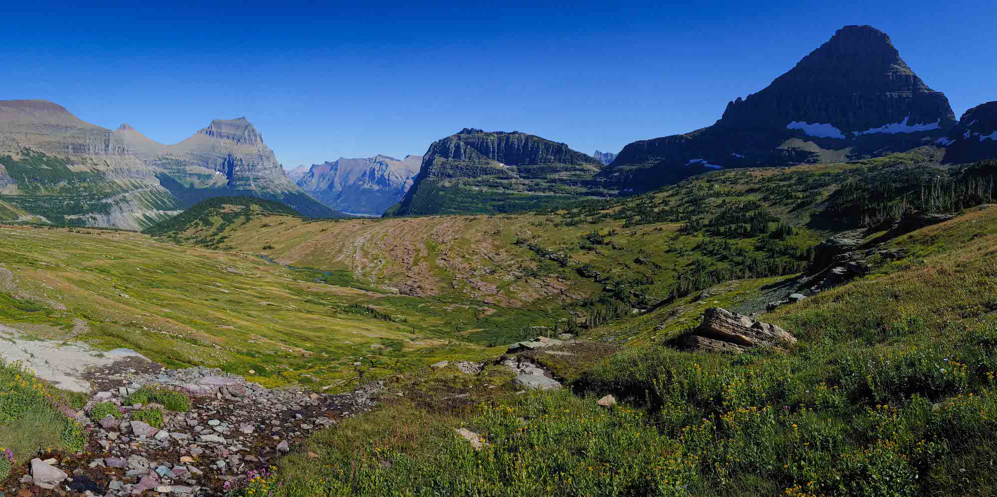 Glacier Valley in Glacier National Park, Montana