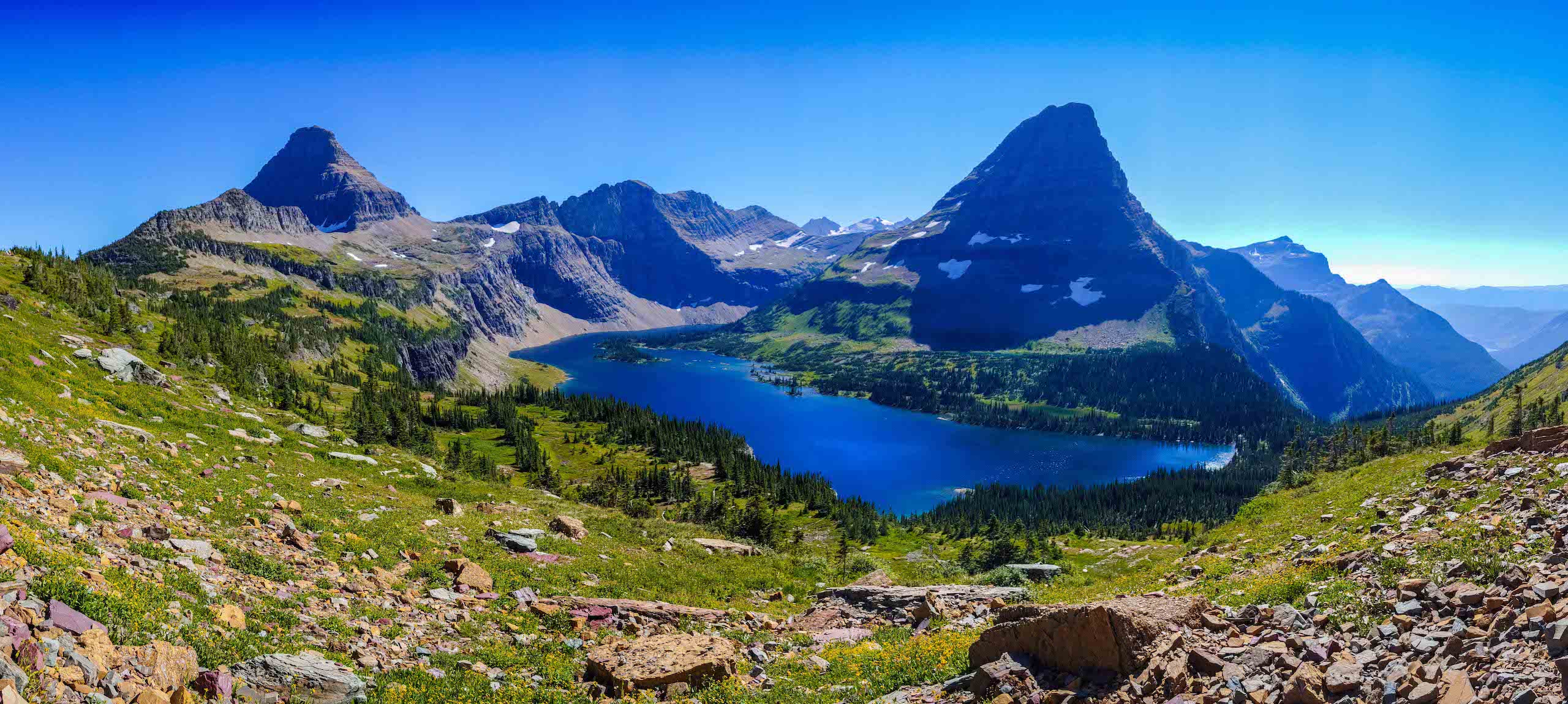 Hidden Lake in Glacier National Park in Montana
