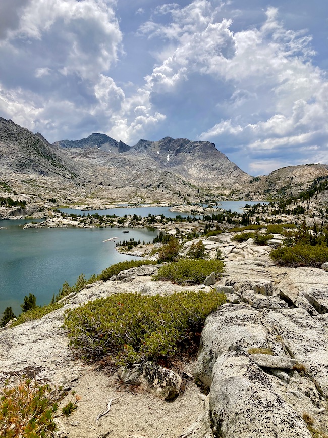 Storm Clouds at Marie Lake along the John Muir Trail - Pacific Crest Trail