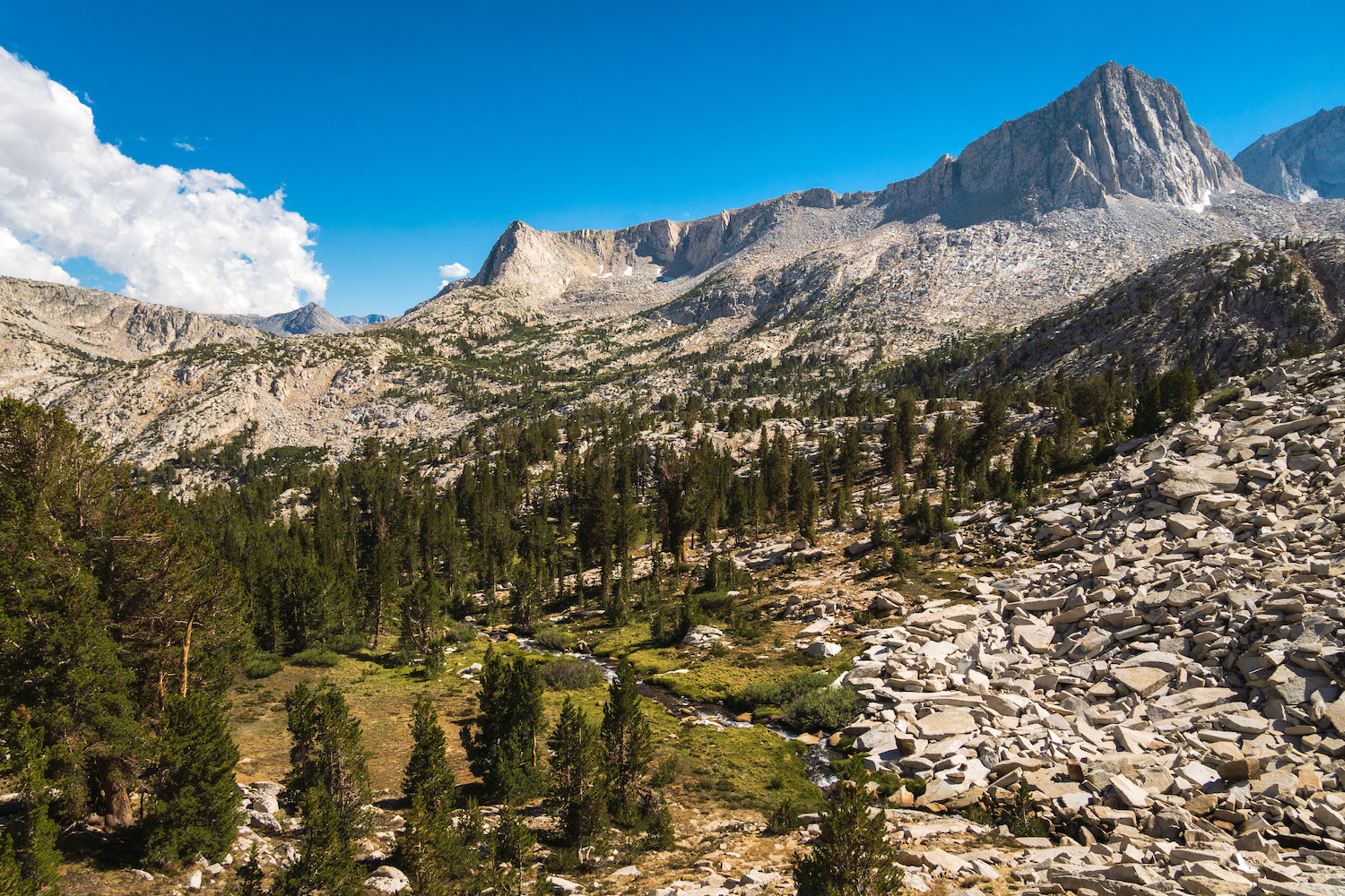Granite Mountains near Granite Park, Eastern Sierras