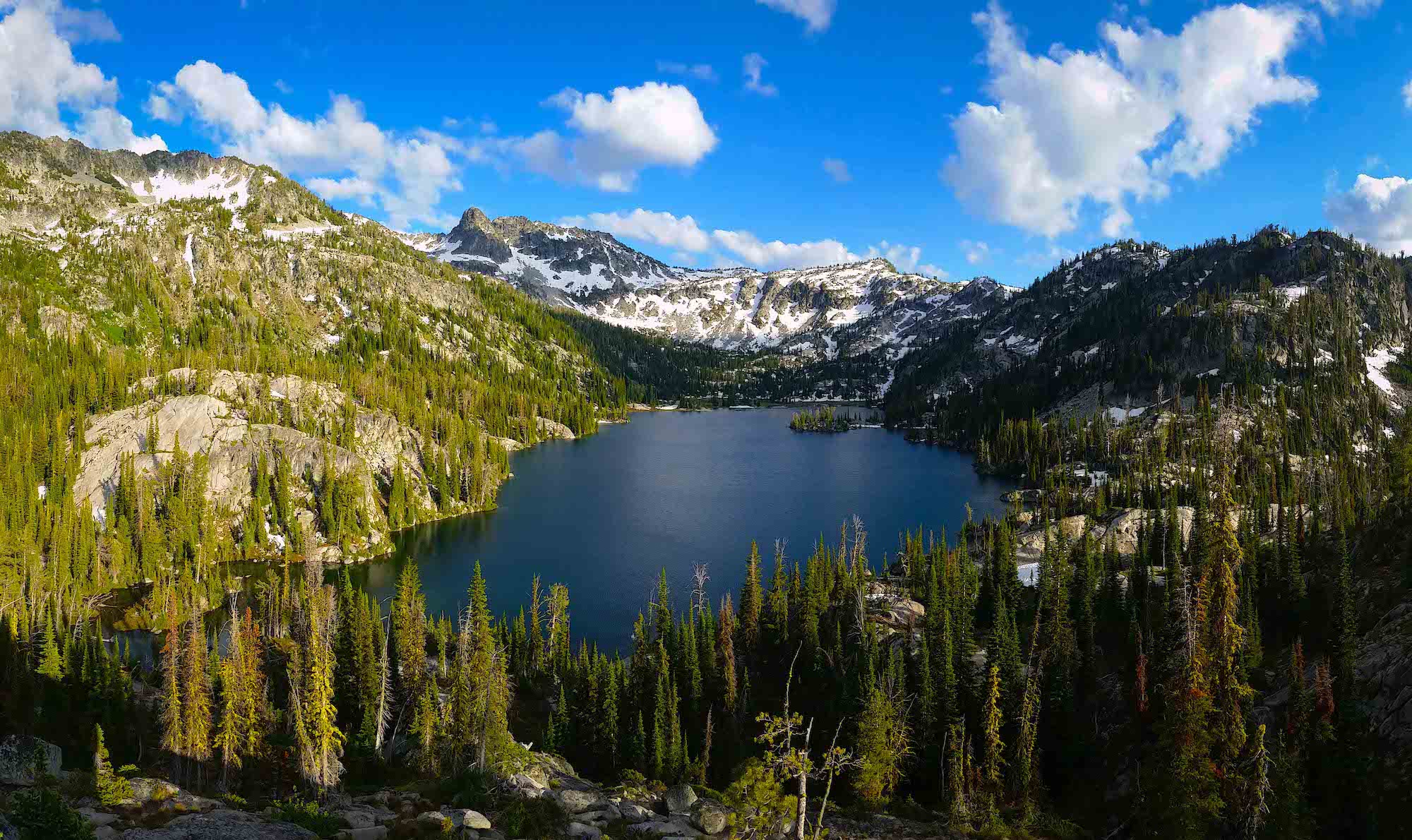 Steamboat Lake in the Wallowa Mountains, Oregon