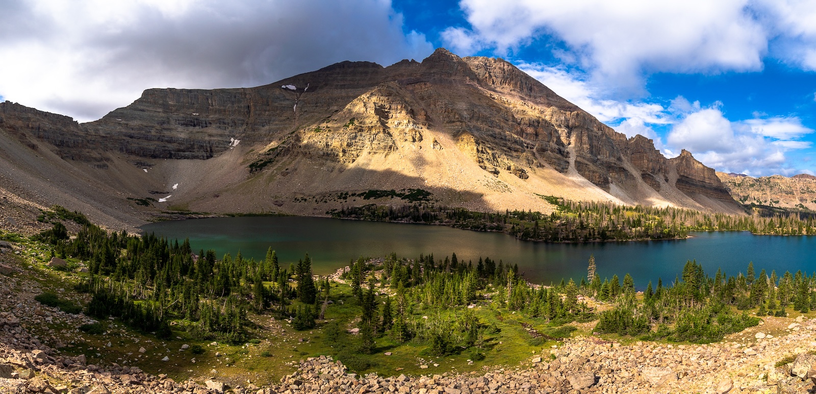Amethyst Lake in Utah's Uinta Mountains