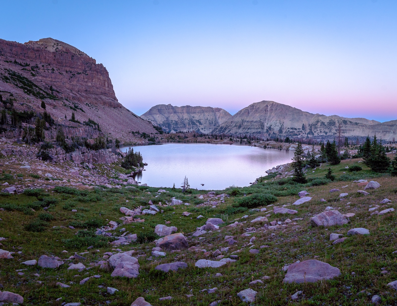 Henrys fork Basin in Utah's Uinta Mountains