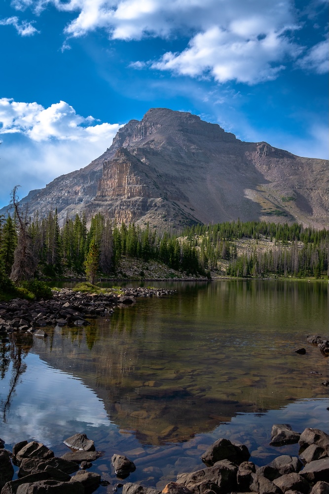 Ostler Lake in Utah's Uinta Mountains