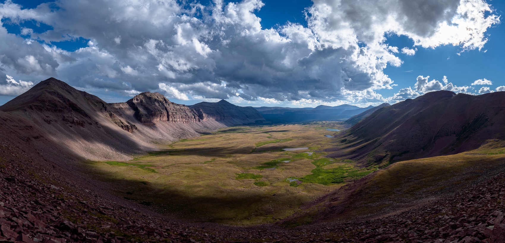 View near Porcupine Pass in Utah's Uinta Mountains.  Photo by Brock Dallman