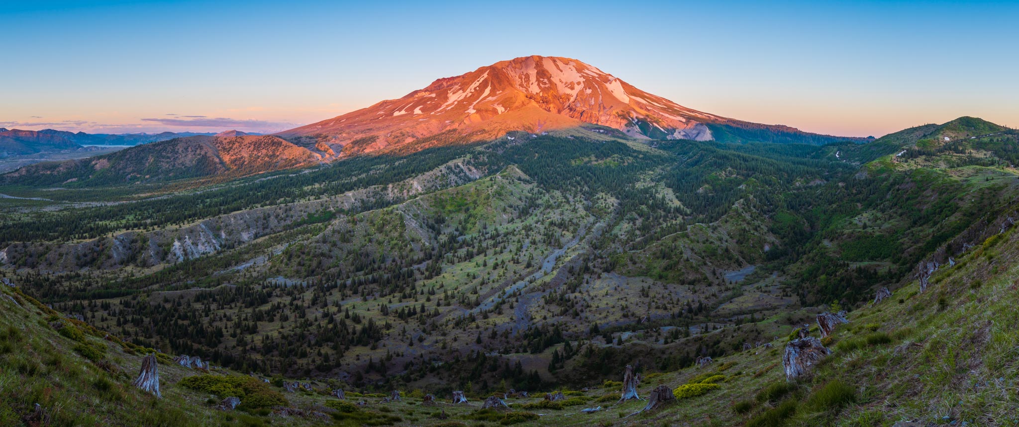 Mt. St. Helens from Castle Ridge