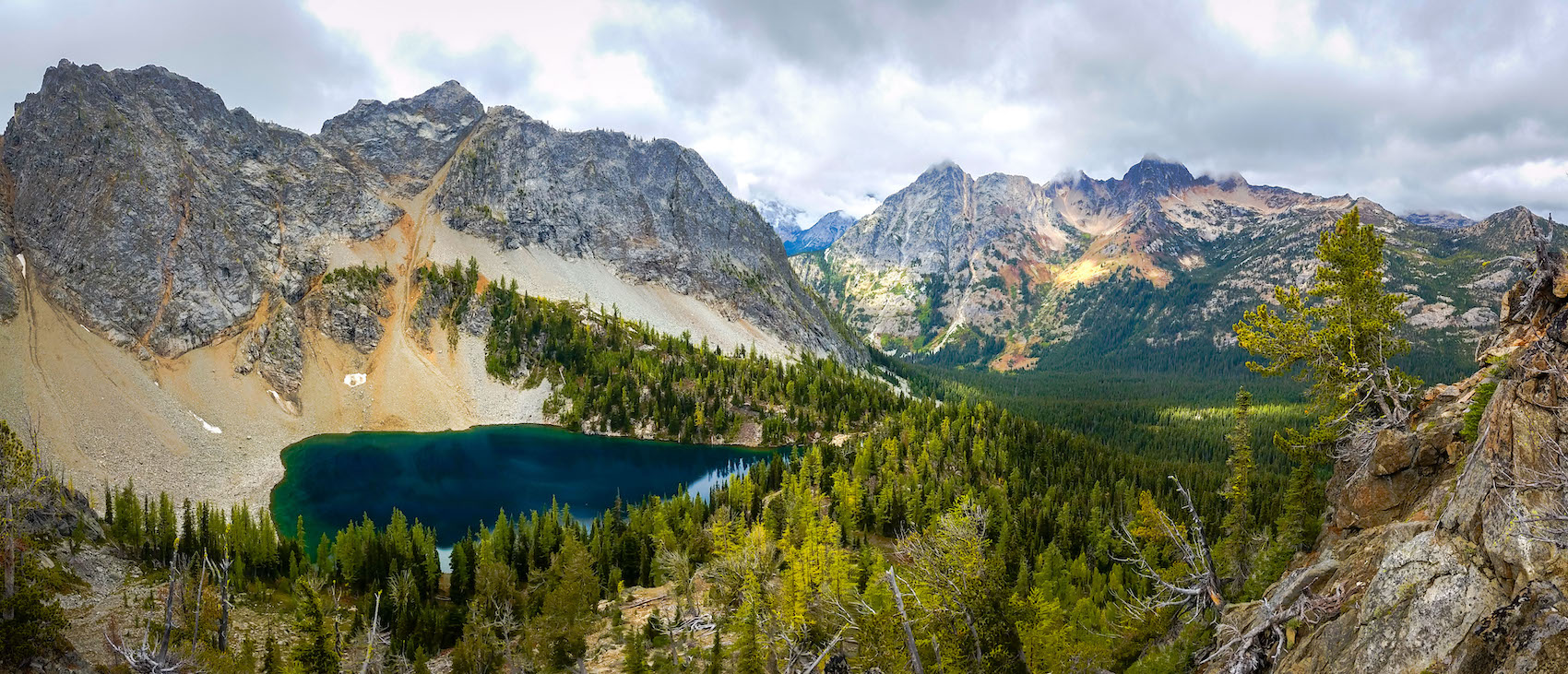 Alpine lake in Washington's North Cascades