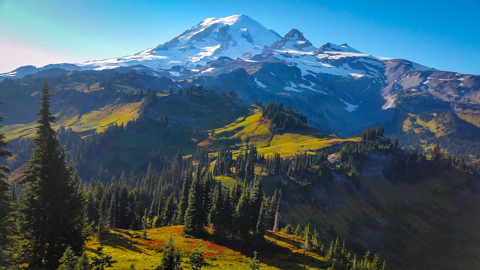 Mt. Rainier Easter slopes. Photo by Brock Dallman