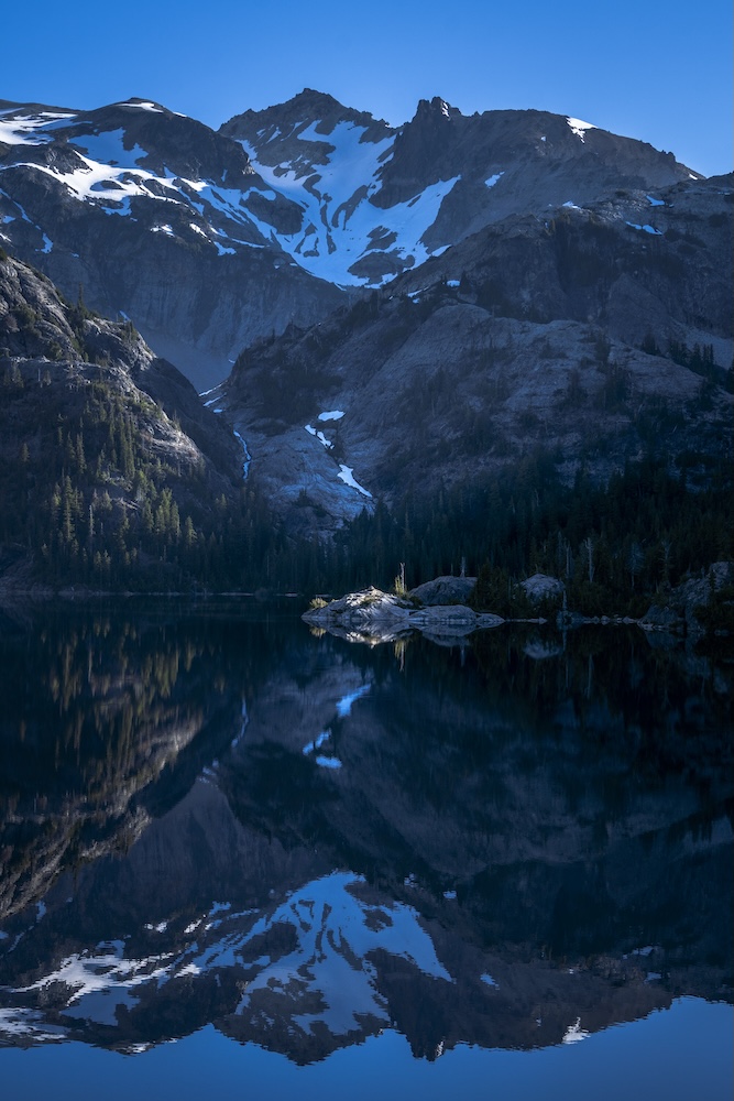 Spade Lake in  Washington's Alpine Lakes Wilderness. Photo by Brock Dallman