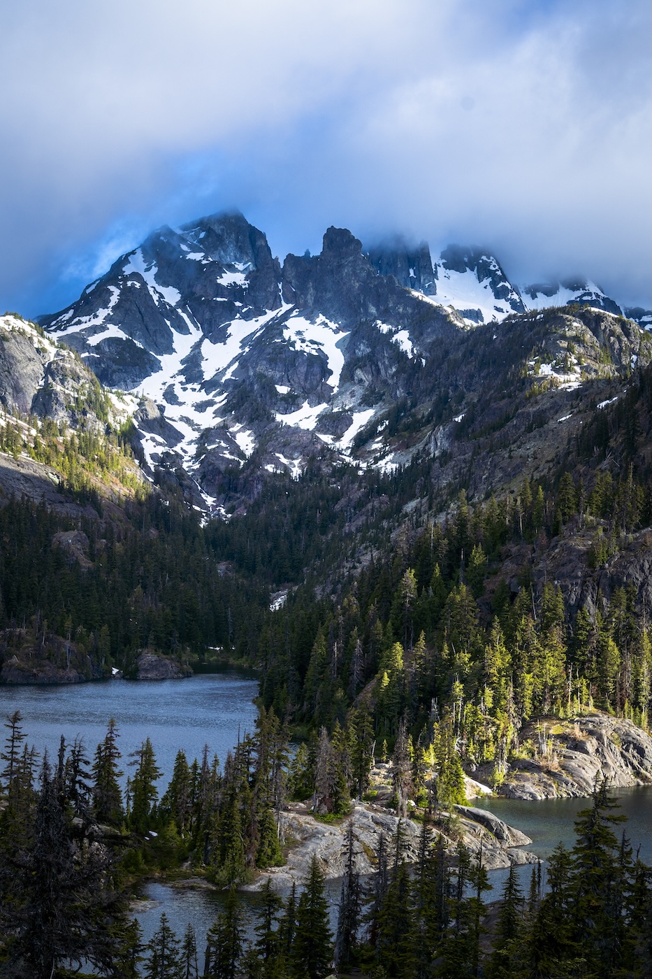 Spectacle Lake in Washington's Alpine Lakes Wilderness. Photo by Brock Dallman