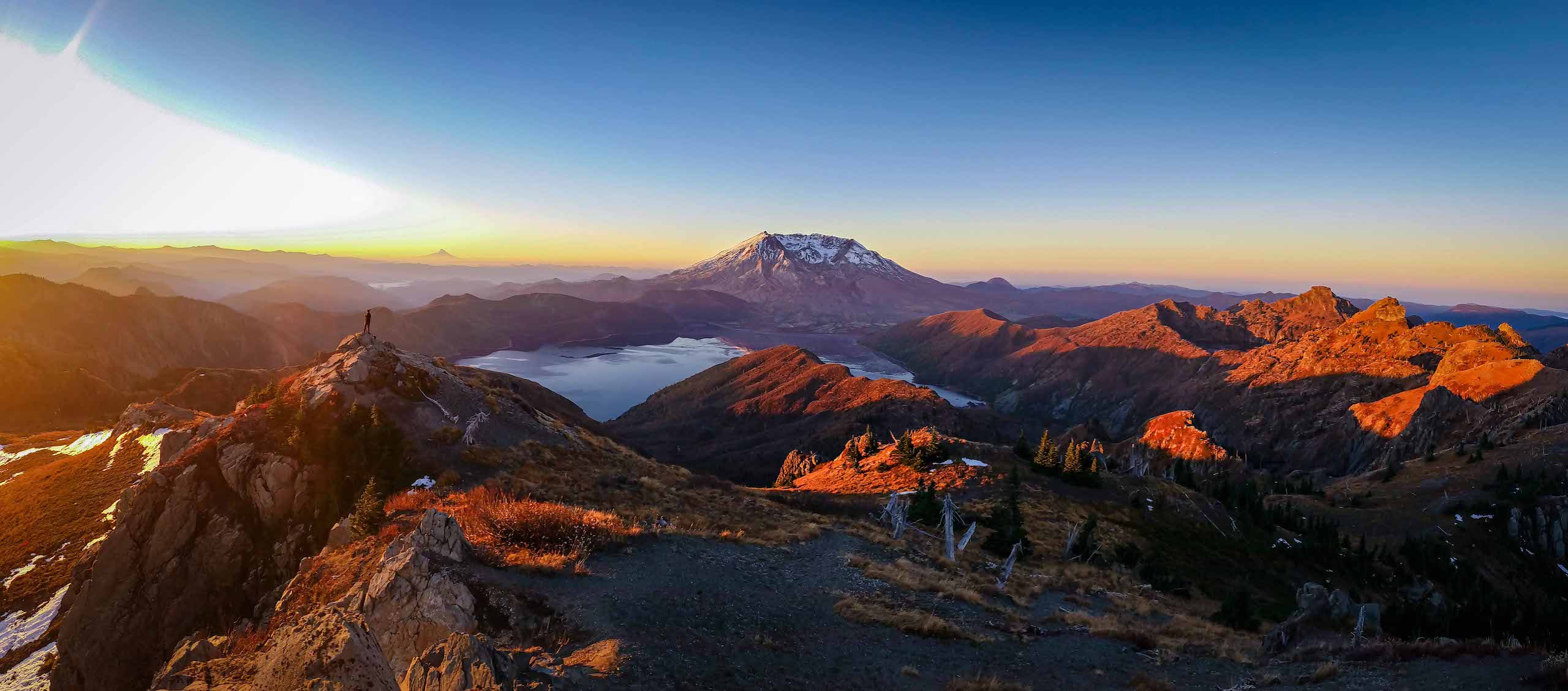 Mt. St. Helens Sunrise. Photo by Brock Dallman