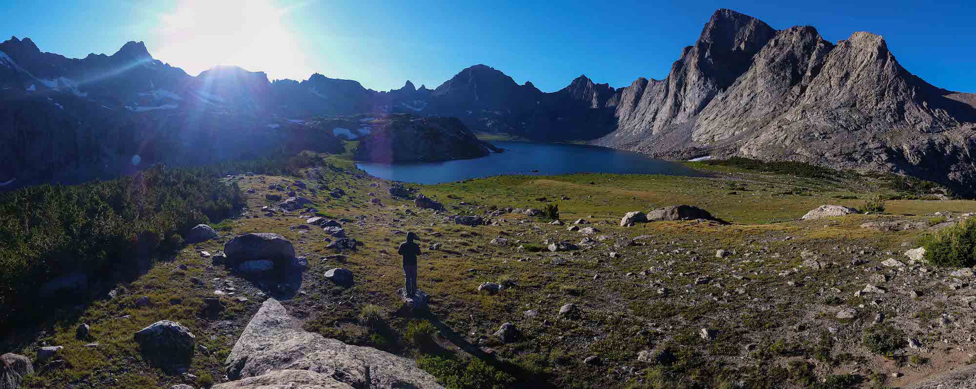 Baptist Lake in Wyoming's Wind River Range. Photo by Brock Dallman
