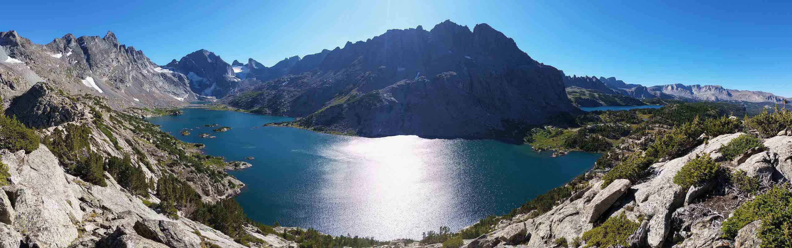Morraine Lake in Wyoming Wind River Range. Photo by Brock Dallman