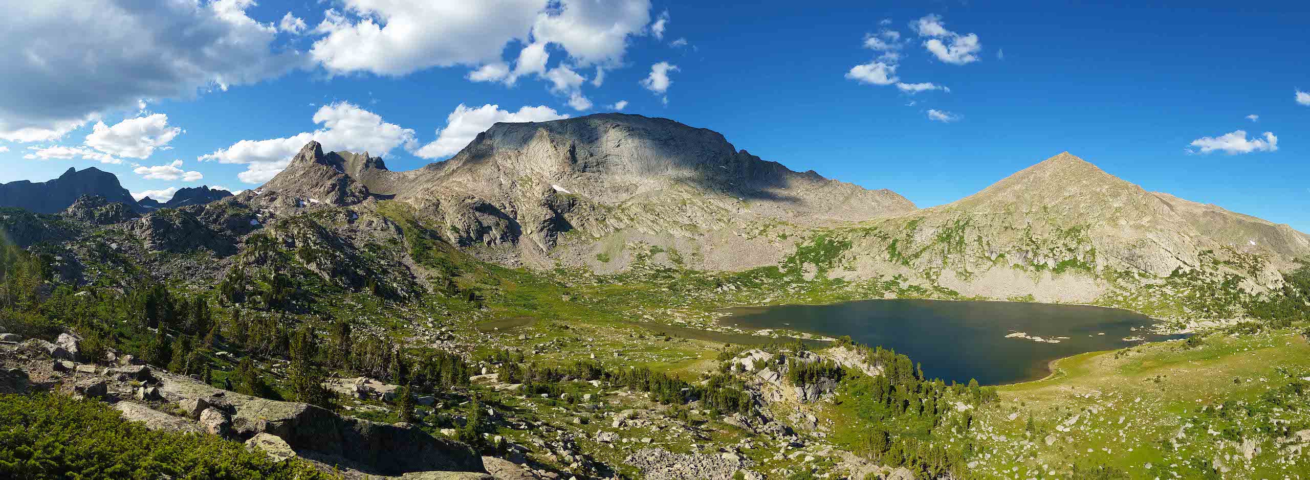 Pyramid Lake in Wyoming's Wind River Range. Photo by Brock Dallman